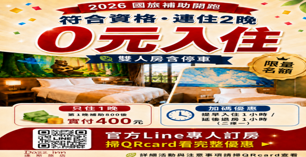 2026年交通部觀光署國旅補助